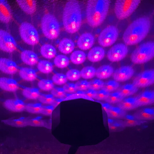 USB LED Rotating Star Night Light Lamp with 4 Colors and 9 2