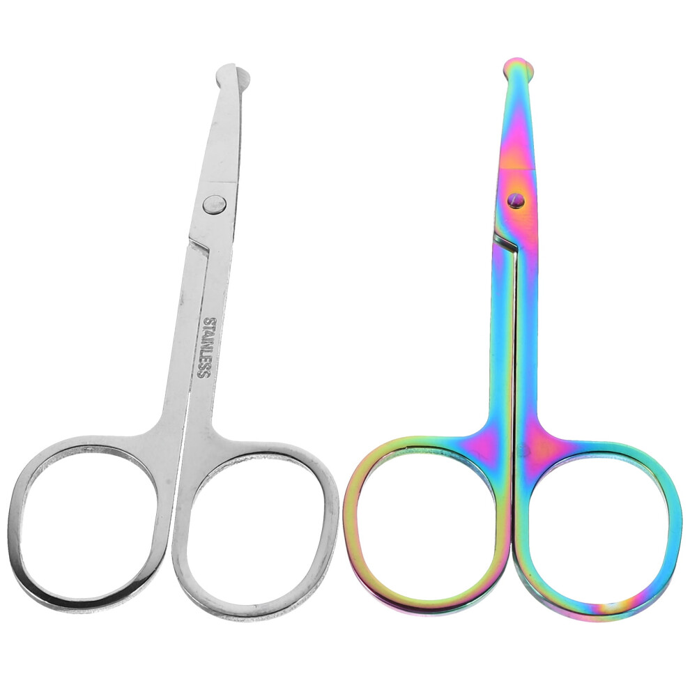 Mizh Round Tip Nose Hair Scissors 2 pcs