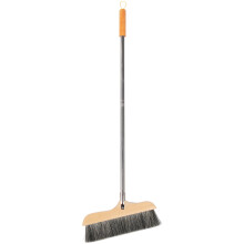 Balai en bois Mizh, balai à poils souples pour parquet, idéal pour la chambre, la cuisine et la salle de bain.
