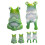 Mini Frog Figurines Resin Cake Toppers 12 Pieces 6