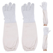 Mizh1 Paar imkerhandschoenen van geitenleer, beschermende handschoenen, imkergereedschap voor imkers