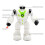 Green Robot Toy with Sucker Projectiles, Walking Action, 6