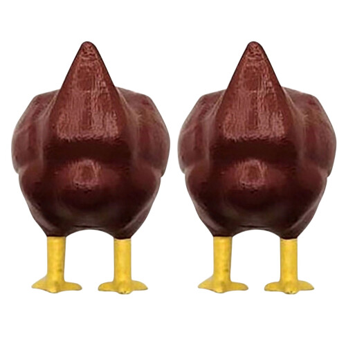 Herrnalise chicken butt magnet set 2 pcs