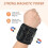 Magnetic Wristband for Screws Nails Drill Bits Black 2 pcs 4