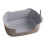Open Cat Litter Box with High Sides and Low Entry 2