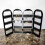 Limei earring holder organizer 4-tier foldable black 3