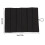 Black waterproof folding picnic mat 6-fold 5