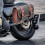 Motorcykel sadeltaske brun og sort 1 stk. 8