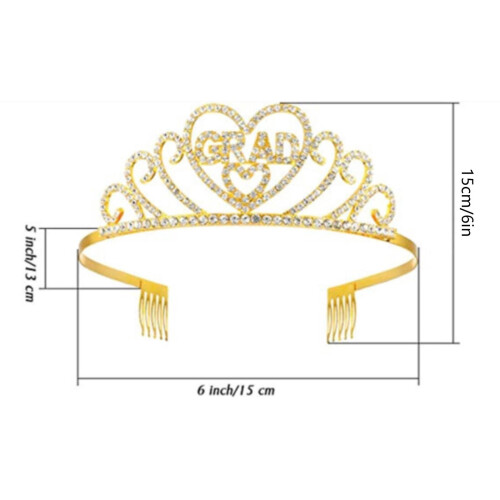 Graduation Sash Kit Glittered Metal 2 Pieces 2