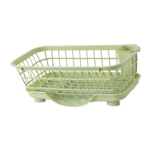 Soporte para cubiertos con soporte para utensilios, escurridor de platos, escurridor de encimera que ahorra espacio, escurridor de platos sobre el