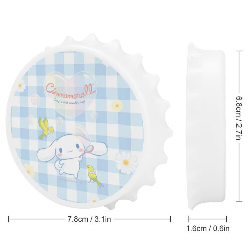 Ανοιχτήρι μπουκαλιών Cinnamoroll μαγνητικό με μαγνήτες ψυγείου αυτοκόλλητο μοναδική 1