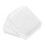 Microwave Dish Cooking Tray White PP 3 Pieces 7