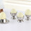 Yongwei stainless steel egg cups 2 pcs silver 6