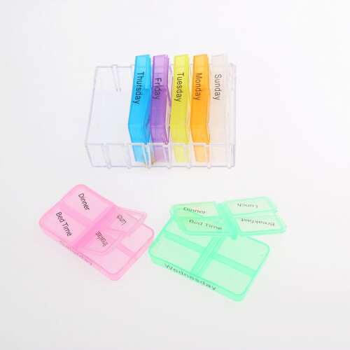 Pocket Pill Organizer Travel Storage Box 1 Set 1