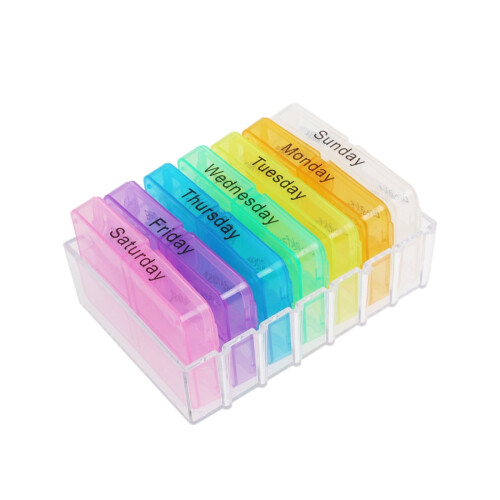Pocket Pill Organizer Travel Storage Box 1 Set 2