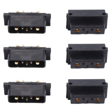 3 Paar Lithiumbatterijdoos Stroomontladingsconnector 5-Pins Mannelijke Stekker en Vrouwelijke Stekker, Stekker voor E-Bike-Onderdelen voor Hailong
