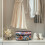 Tragbare Eisentragetasche mit Blumenmuster und Griff (nur die Tasche) 4