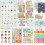 Educational Posters Alphabet Numbers 18 Pieces 2