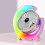 Ανεμιστήρας γραφείου USB RGB με λάμπα 8 χρωμάτων LED περιστροφής 360 5