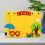 DIY Picture Frame for Kids Artwork Yellow 6