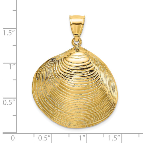 Charms Collection14K Gestructureerde Schelpbedel 1