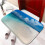Beach Waves badetæppe skridsikkert memory foam L 2