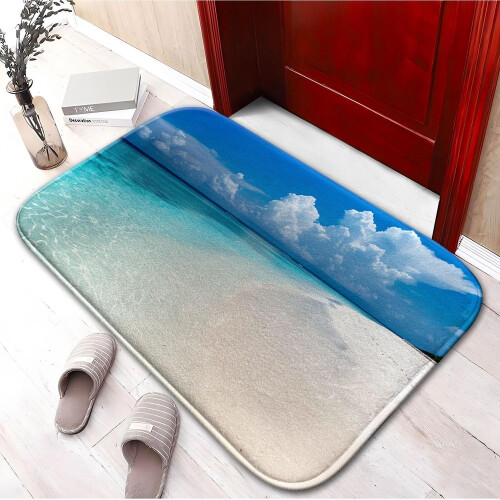 Beach Waves badetæppe skridsikkert memory foam L 1