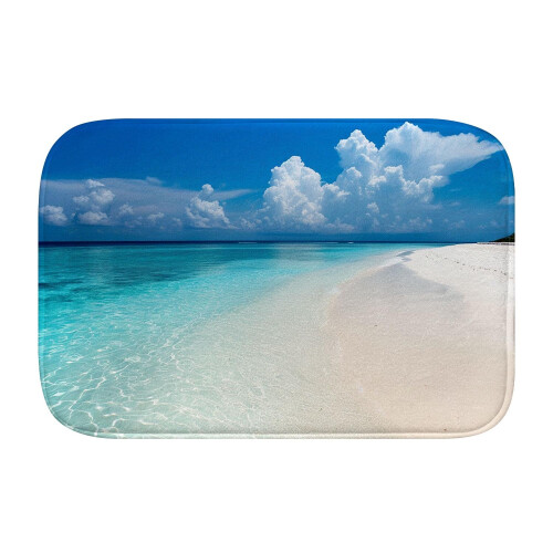 Beach Waves badetæppe skridsikkert memory foam L 2
