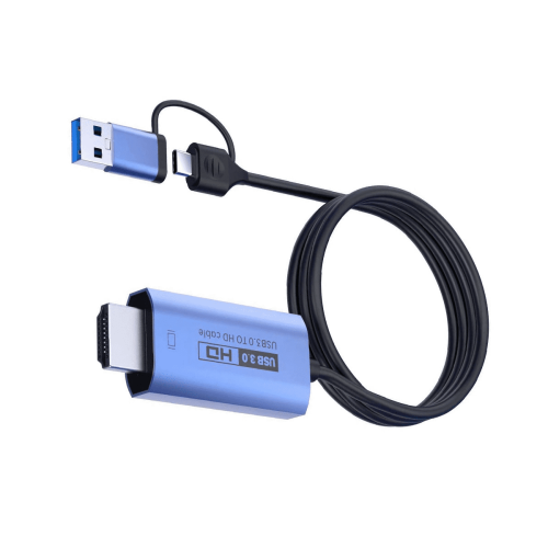 Μετατροπέας HD 1080P60HZ USB3.0 σε -συμβατό καλώδιο μετατροπής Καλώδιο προσαρμογέα Type-C σε 1