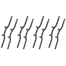 8Pcs Metal Chassis Girder Side Frame Chassis for WPL C14 C24 C24-1 1/16 RC Car Upgrade Parts Accessories