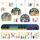 Nativity Scene Stickers Religious Christmas Decor Set for 2