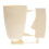 Distributeur de cupcakes en plastique beige (1 pièce) 8
