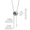 Bolo Tie Round Flower Pendant Necklace Silver 7