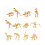 Dinosaur Skeleton Toy Figures 12 pcs Educational Science 2