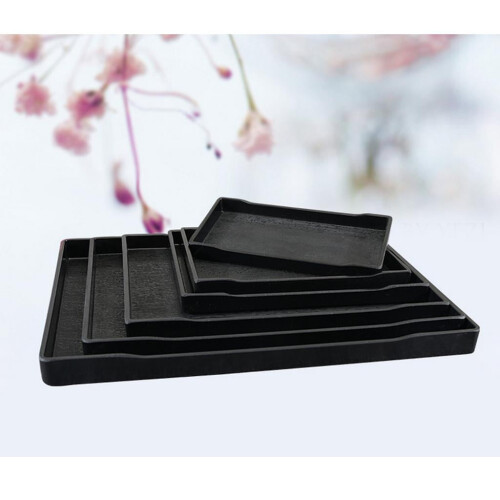 LOVIVER non-slip rectangle dinner lap tray 2 pcs 1