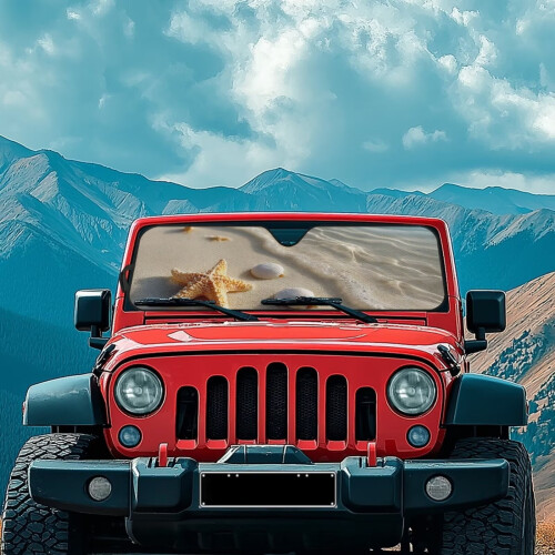 Windshield Sunshade for Jeep JK JL JT Gladiator Starfish 2