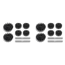 2X XV02 TT02 TT02B 45-Gauge Stalen Complete Set Differentieel + Hoofdtandwielset Stalen Tandwiel(A)
