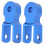 Blue Aluminum Alloy Motorcycle Height Extension Pair 4