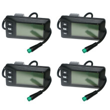 4X Elcykel Tillbehör Till Elcykel G51 LCD-Skärm 5-Stifts Elektrisk Skoteraccelerator Vattentät Kontakt