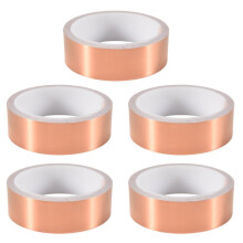5st 30Mm X10M Kopparfolie Tejp Självhäftande EMI Shielding Guitar Slug Snigelbarriärverktyg