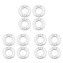 12 Stuks Upgrade Metalen Wiel Gewicht op Band Contragewicht voor WPL Rc Auto B14 B16 B24 B36 B14K B24K C14K Verhogen Balans