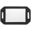 Mizh rectangular rearview makeup mirror black 1 pc 1