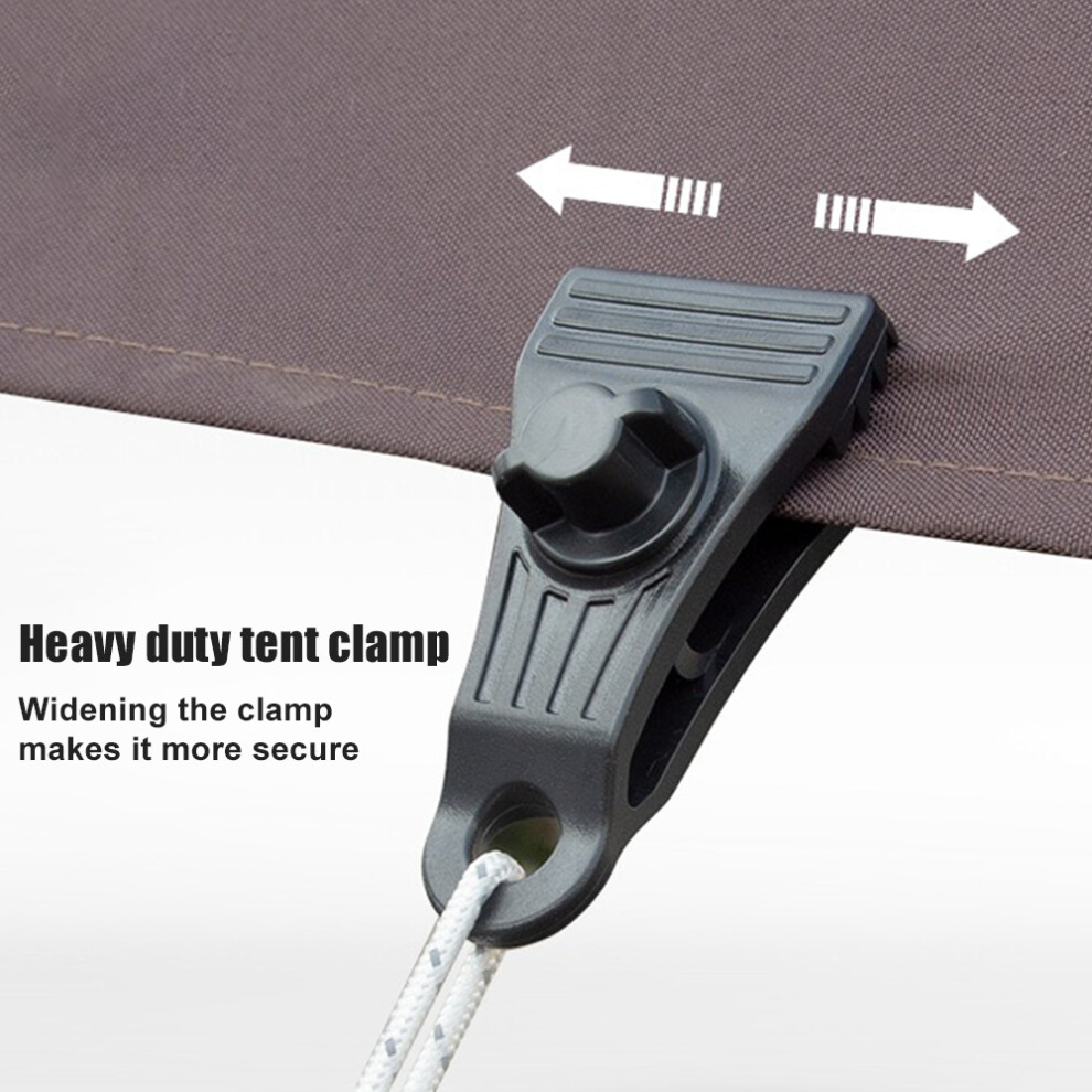 Outdoor Tarp Clips Heavy Duty Lock Grip Clamps Pool Cover Tent Fasteners Holder Windproof For Canopy Awnings Outdoor Camping 4048712626220
