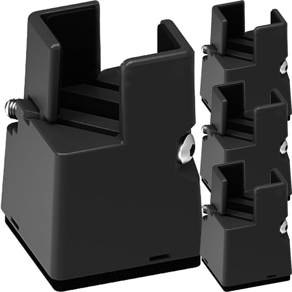 Mizh Platform Bed Riser Block Adjustable 4Pcs 9023022626615