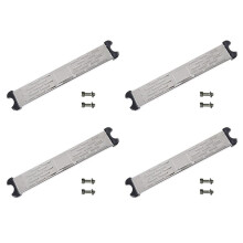 4X Swimming Pool Ladder Rung Steps Stainless Steel Replacement Anti Slip Ladder Swimming Pool Accessories