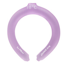 Koelende nekband met ijskussen, draagbare koelende nekwikkel met koude gel, handsfree ijskussen ter voorkoming van hitteberoerte in de zomer