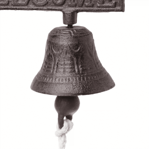 Vintage Κουδούνι Κήπου Αντίκα, Vintage Μεγάλο Μεταλλικό Κουδούνι Επιτοίχιο από