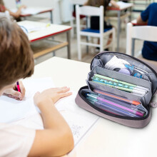 Maxiaoxia canvas pencil case for students 1 piece
