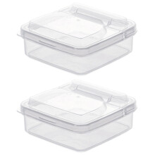 Mizh2Pcs Kaasbewaarcontainers Koelkast Kaasplakjes Bewaardoos Boter Kaasplakjes Bewaardoos