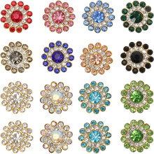 Sunflower Rhinestones Flatback Crafts 14mm 100 pcs